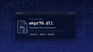 Visuel technique du fichier wkpr70.dll, bibliothèque de liens dynamiques de Windows