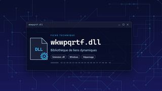 Visuel technique du fichier wkwpqrtf.dll, bibliothèque de liens dynamiques de Windows