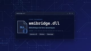 Visuel technique du fichier wmibridge.dll, bibliothèque de liens dynamiques de Windows