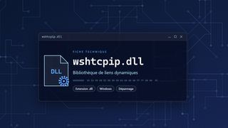 Visuel technique du fichier wshtcpip.dll, bibliothèque de liens dynamiques de Windows