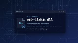 Visuel technique du fichier wt9-1ldit.dll, bibliothèque de liens dynamiques de Windows