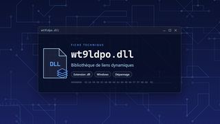 Visuel technique du fichier wt9ldpo.dll, bibliothèque de liens dynamiques de Windows
