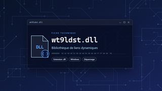Visuel technique du fichier wt9ldst.dll, bibliothèque de liens dynamiques de Windows