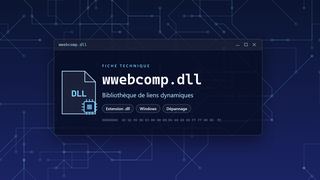 Visuel technique du fichier wwebcomp.dll, bibliothèque de liens dynamiques de Windows