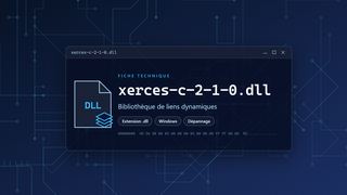 Visuel technique du fichier xerces-c-2-1-0.dll, bibliothèque de liens dynamiques de Windows