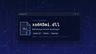 Visuel technique du fichier xo645mi.dll, bibliothèque de liens dynamiques de Windows