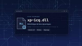 Visuel technique du fichier xp-icq.dll, bibliothèque de liens dynamiques de Windows