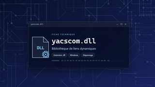 Visuel technique du fichier yacscom.dll, bibliothèque de liens dynamiques de Windows