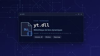 Visuel technique du fichier yt.dll, bibliothèque de liens dynamiques de Windows