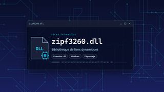 Visuel technique du fichier zipf3260.dll, bibliothèque de liens dynamiques de Windows